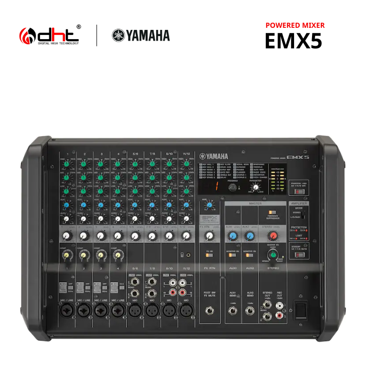 Mixer Yamaha EMX5 - Bàn điều khiển Yamaha EMX5 chính hãng