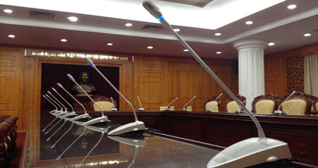 Hệ thống micro hội thảo hội trường tỉnh ủy Lạng Sơn ( Thành phố Lạng Sơn )