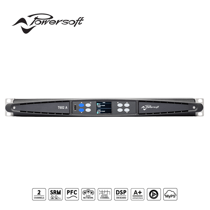 Cục đẩy công suất Powersoft T602 A 2 kênh với DSP - Amply Powersoft T602 A 2-channel amplifiers