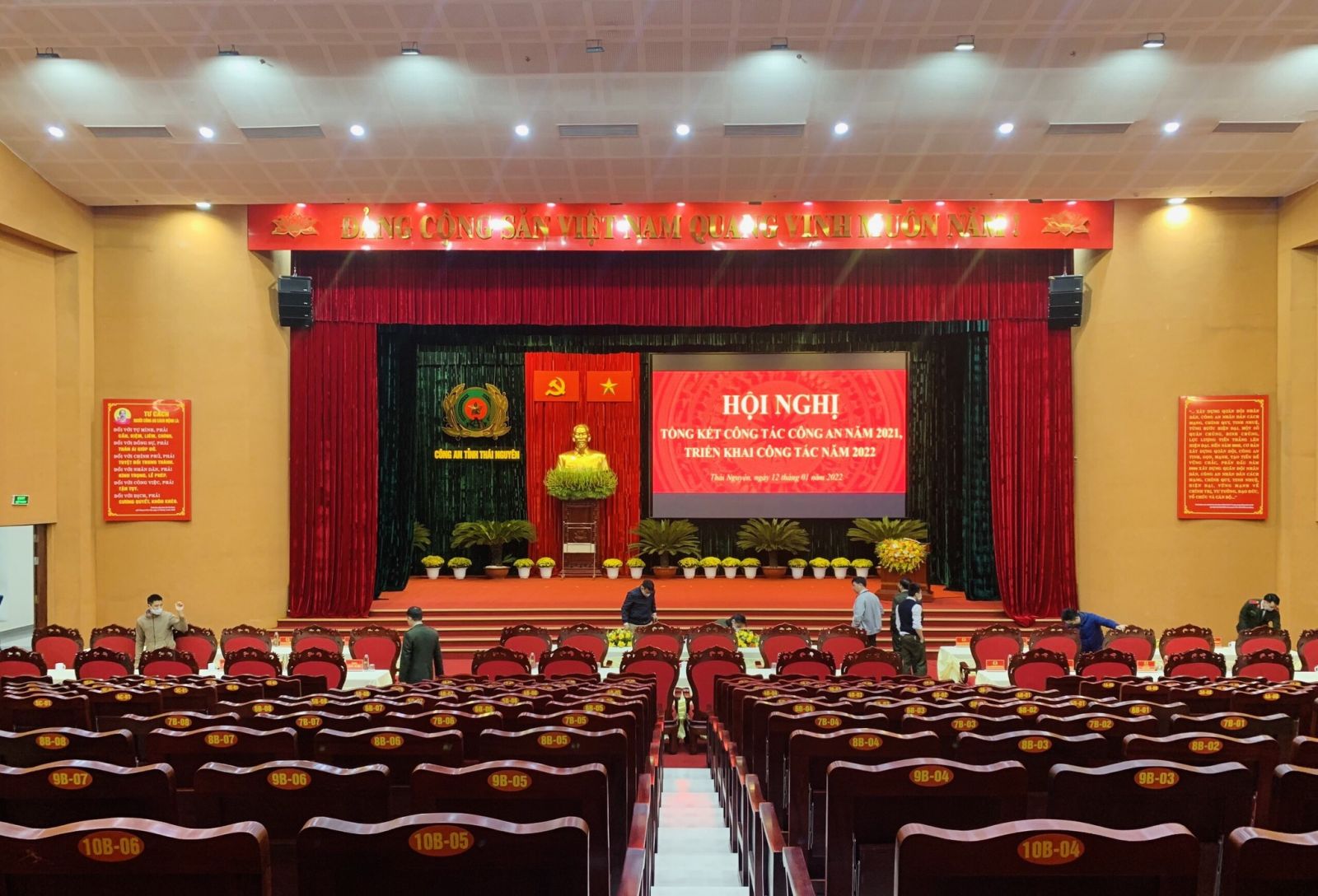 Dự án lắp đặt hệ thống âm thanh hội trường Công an tỉnh Thái Nguyên